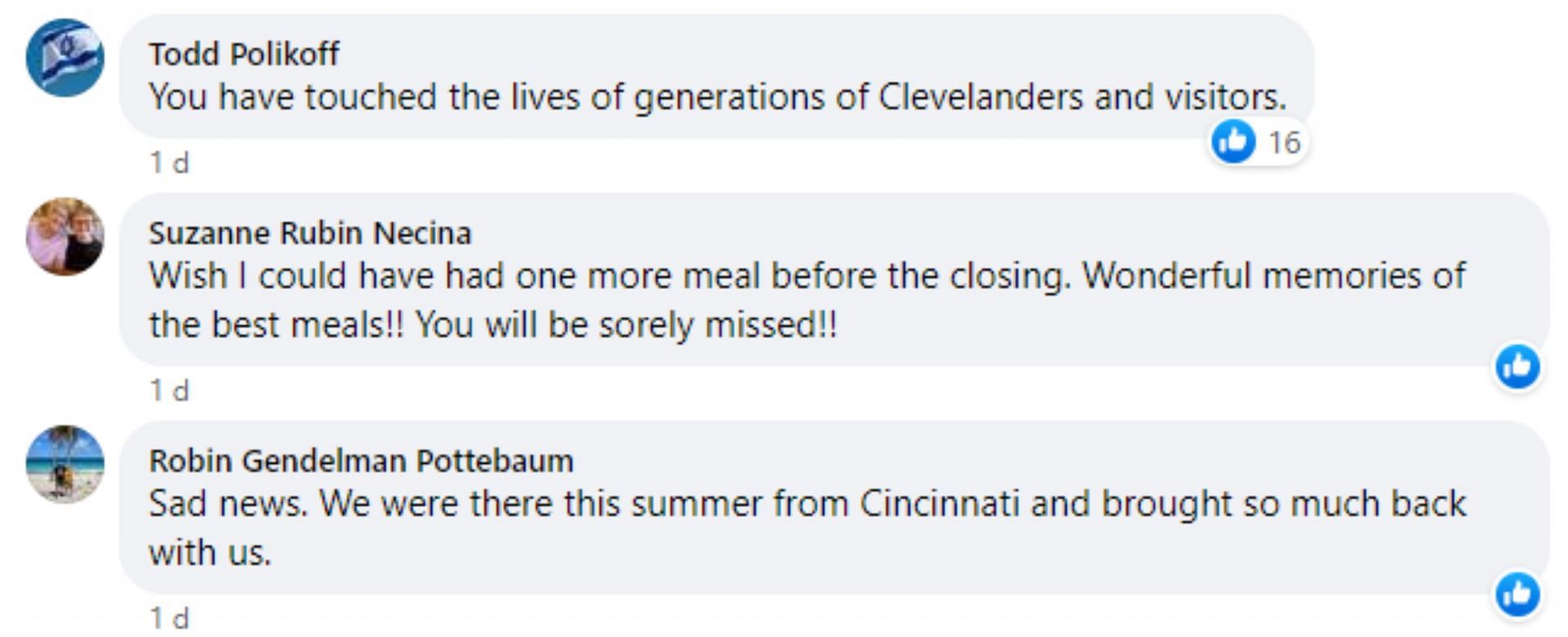 Netizens reminisce their memories of the restaurant as it closes (Image via Facebook)